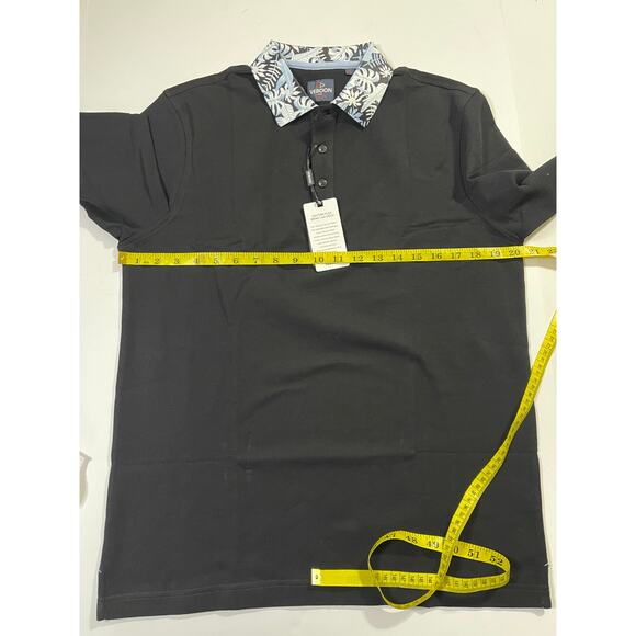 VEBOON Men's Long Sleeve Casual Polo size M Shirts Hawaiian Print Fashion - Picture 2 of 9